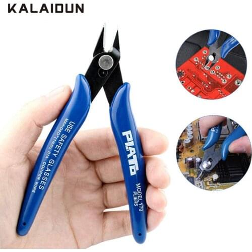 KALAIDUN Pliers Cutting Electrical Wire Cable Cutters Side Snips Flush Pliers Nipper Mini Diagonal Pliers Multi Tool Hand Tools