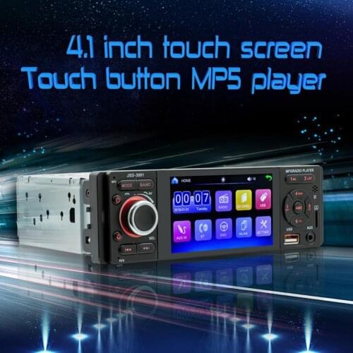Multifunctional 3001 4inch Car MP5 Player Touch Screen Bluetooth Colorful Lights Multi-media Player for Vehicles Car Accessories