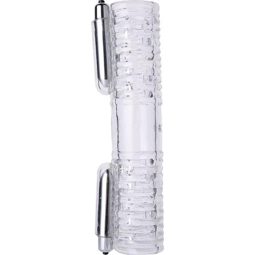 Male Penis Trainer With bullet vibrators For Man Glans Trainer Erotic Adult Toys Soft Transparent Masturbator Sex Toys Hot