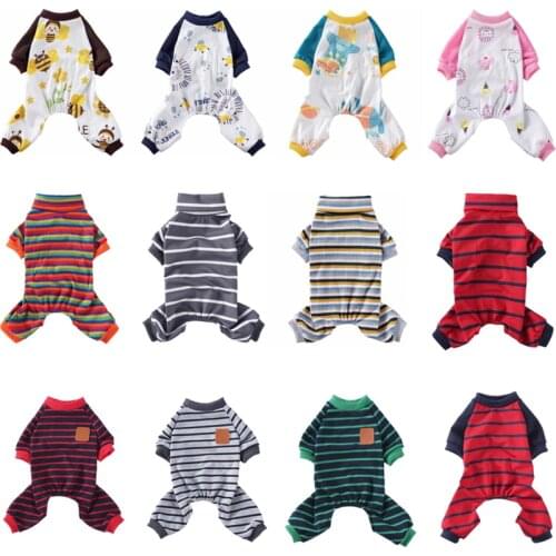 Pet Dog Clothes for Dog Coat Jackets Cat Clothing Warmth Cat Clothes Rompers Pajamas Christmas Pet Clothing Chihuahua Jumpsuits