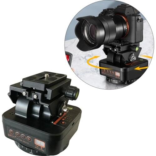 Panoramic head Automatic Tripod Head Stabilizer Motorized Rotating remote control load camera smartphone