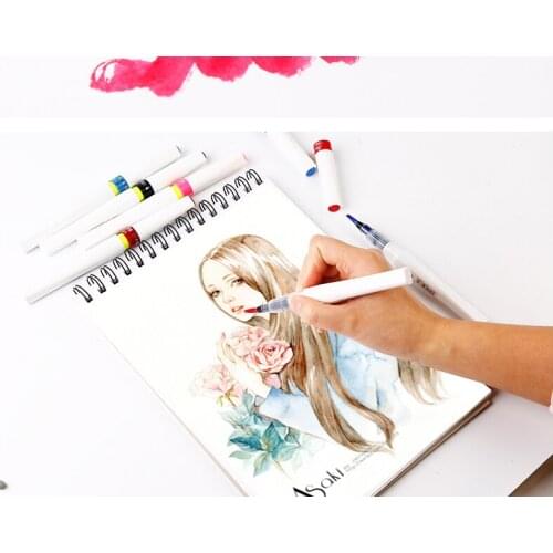 Professional 12/24 Colors Wink of Markers DIY Scrapbooking Crafts Soft Brush Pen Art Markers for Drawing Art Supplies