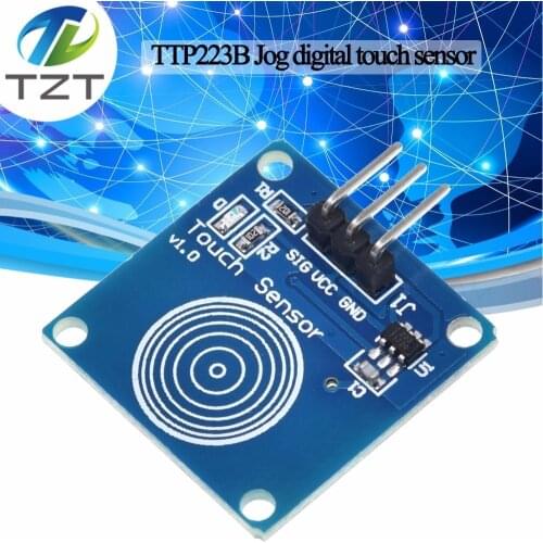 TTP223B Touch Key Switch Module Touching Button Self-Locking/No-Locking Capacitive Switches Single Channel Reconstruction