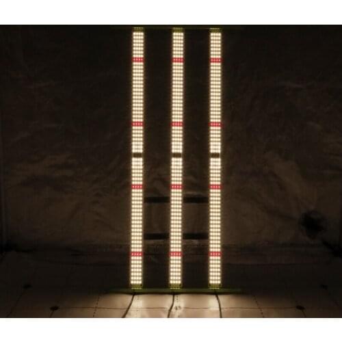 Cover 2X4ft KingBrite 320W Samsung LM301B/LM301H Dimmable 3000K/3500K Cree XP-E2 660nm LED Strip Grow Light Meanwell Driver