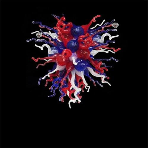 Zhongshan Fcatory Blown Glass Chandelier Lightings Customized Colored for Bedroom Decor