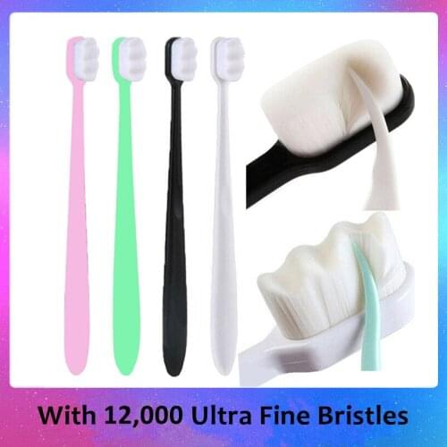 Ultra-fine Soft Toothbrush With Box Portable Travel Tooth Brush Kids Nano Toothbrush Whitening Oral Hygiene Care for Adults