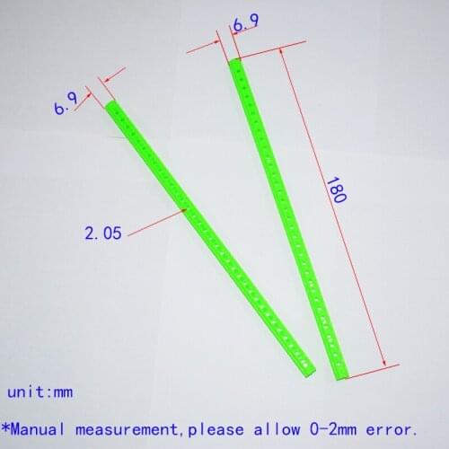 10/100pcs 7*7*180 plastic bar/rod/gearbox bracket/toys axle frame/model materials/toy part/Technology model parts/baby toys