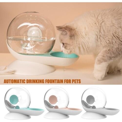 2.8L Bubble Automatic Cat Water Bowl Fountain For Pets Water Dispenser Large Drinking Bowl Cat Water Drinker Pets Supply