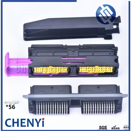 56 Pin FCI Auto ECU Male Female Connector PCB Plug With Shell And Pins Car Accessories 211PC562S0008 211PC562S8009 211PL562L0011
