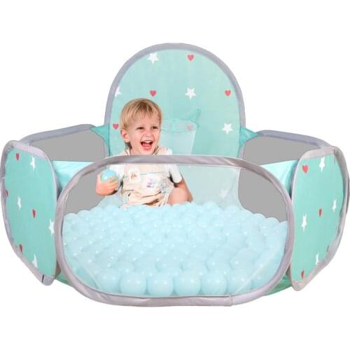 Childrens toys colorful Bobble ball ocean ball pool indoor baby tent folding baby half year old Playhouse fence