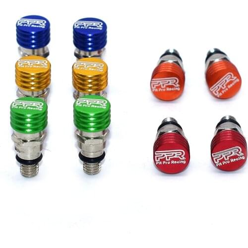 M4/M5 Bleed Waterproof front Fork Bleeder Relief Valve Fork Relief Valve Fit CRF YZF KXF Fork Bleed Valve Stainless steel