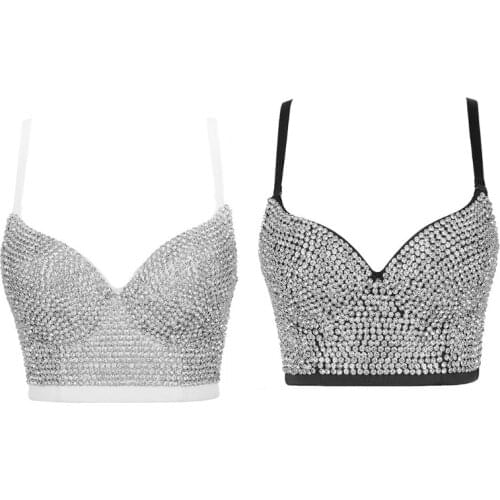 Fashion Mesh Push Up Bralet Womens Corset Bustier Bra Night Club Party Sexy Bras Women Bra Tops Punk Camisole Crop Top Female