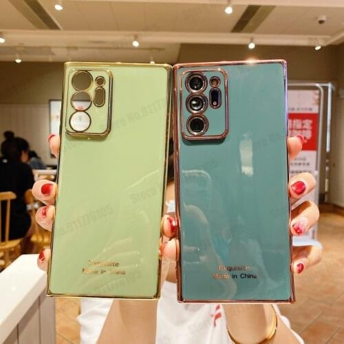 6D Plating Soft TPU Phone Case For Samsung Galaxy S20 S21 Ultra S10 S9 Plus Note 20 Ultra A71 A51 A50 A70 Shockproof Phone Cover