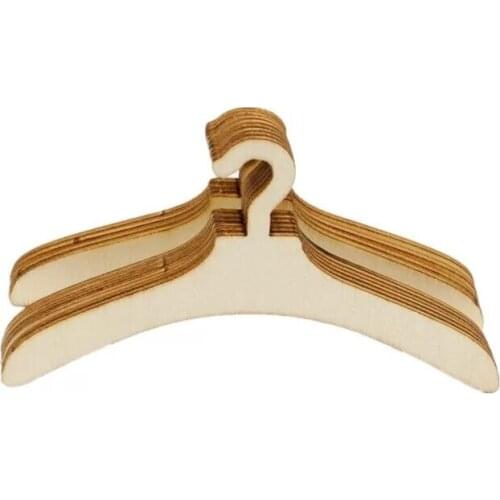 Set of 50 Mini Wooden Hanger wood toys