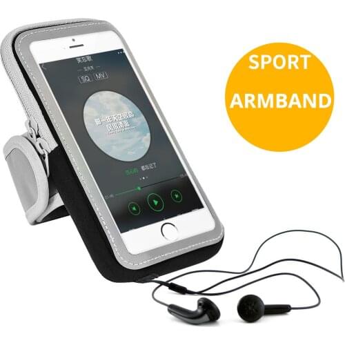 Running Phone Armbands Sport Case Bag Cover 5.8 6.2 6.4 Brassard Telephone Smartphone Arm Holder Gym Exercise Case On Hand Wrist