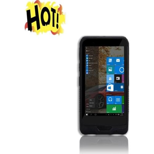 New And cheap 4G Win10 High Performance Industrial Handheld 1D/2D Barcode Scanner 6.0 built-in Receipt Printer