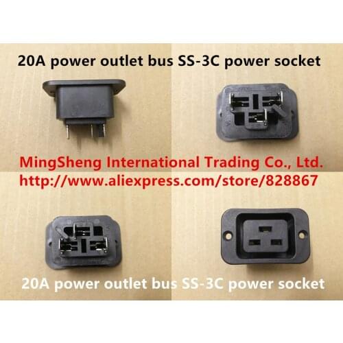 Original new 100% import original authentic 20A power outlet bus SS-3C power socket switch