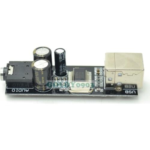 PCM2704 USB Sound Card DAC Decoder Board Amp ELNA RFO Capacitance