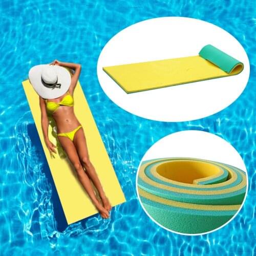 170*55*2.2CM Pool Float Water Blanket Water Floating Bed Smooth Soft Comfortable Water Float Mat for Sunbathing Water Sport Play