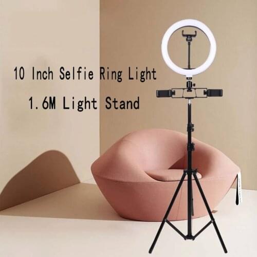 Remote Makeup Live Fill Light For Photography Lighting Phone Ring Tripod Stand Photo Led Selfie Bluetooth TikTok Youtube Live