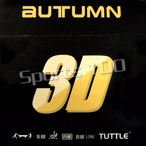 TUTTLE AUTUMN 3D long pips out Table Tennis racket Rubber With Sponge 36H