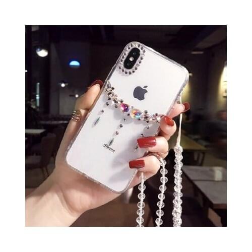 Bling Rhinestone Crystal Diamond Soft Back Phone Case Cover For Xiaomi Redmi 9 9A 9T Pro Note9 Pro Max Note9S Note8 Pro Coque