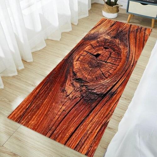 Wood Pattern Doormat Hallway Carpets Area Rugs for Livingroom Carpet Kitchen Bathroom Anti-Slip Floor Mats Alfombras Para Sala
