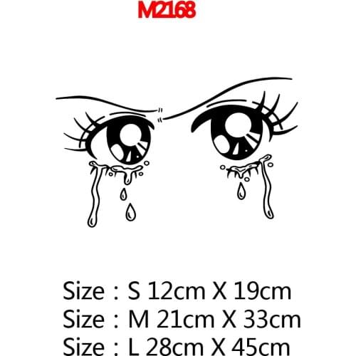 Small Town Beauty Eyes Carbon Sticker Car Stickers Auto Vinyl Car Sticker Car Accessories