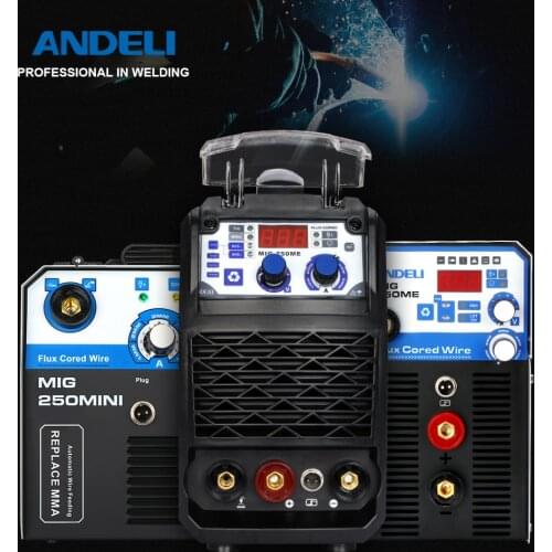 ANDELI MIG-250 Gasless MIG Welding Machine Household MINI MIG welding machine suitable for beginners