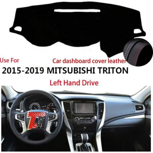 TAIJS Factory Sport Anti UV Casual Protective Leather Car Dashboard Cover For Mitsubishi Triton Left hand drive