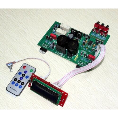 TDA7293 amplifier board LCD remote control,2.0 channel Pre-amplifier board,Stage amplifier board,Integrated Amplifier board