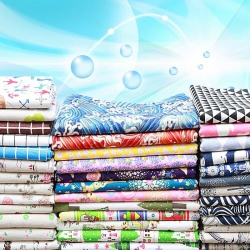50cm*145cm/Piece,Broken Linen,Cartoon Printing Cloth,Sofa,Home Decoration,Bag,Tablecloth,Curtain Fabric,DIY Handmade Materials