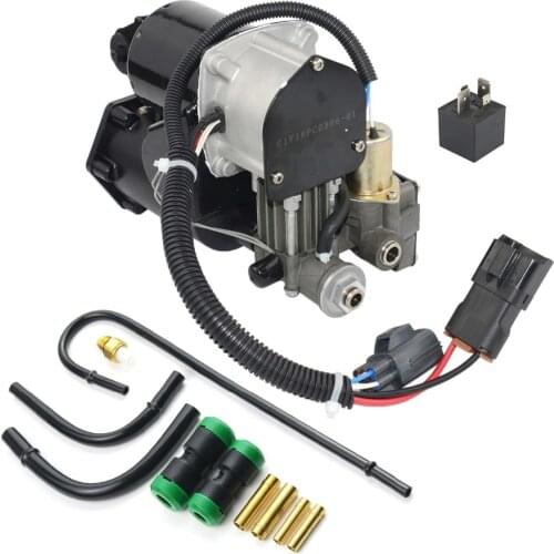 AP03 LR023964 For Land Rover Discovery 3 MK3 Range Rover Sport 2005-2009 Hitachi Style Air Compressor Pump & Pipe Kit