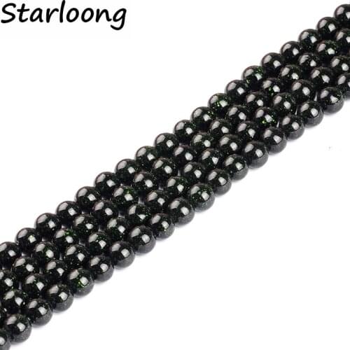 High Quality Natural Stone Green Sandstone Round Loose Ball Beads 15" Strand 4 6 8 10 12 14MM for DIY Jewelry Making bracelet