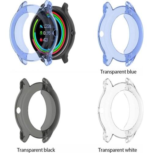 For Xiaomi Imilab KW66 / YAMAY SW022 Smartwatch Protector TPU Half-pack Frame Cover Case Smart Watch Protective Bumper Cover