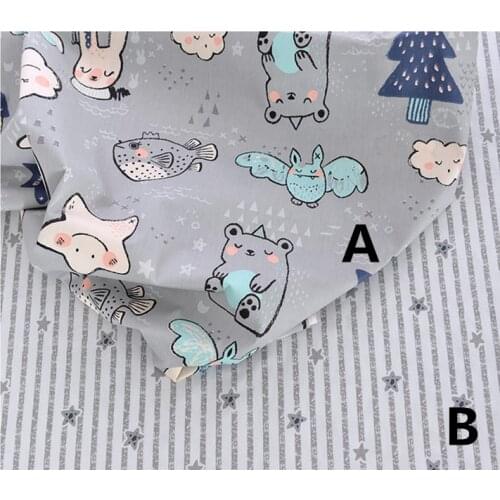 160CM*50CM SLEEP Cartoon Tissue Cloth Cotton Fabric,Patchwork Cloth,DIY Sewing Quilting Sheet,Pillow Material For Baby&Child
