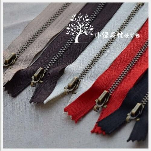 Free shipping 10pcs/lot 3 # copper zipper 30 cm zipper purse for zero wallet zipper