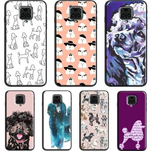 Cartoon Poodle Dog For Xiaomi Redmi Note 7 8 Pro 8T 9S Note 9 10 Pro Cover For Redmi 9T 9 9A 9C 7A 8A Case