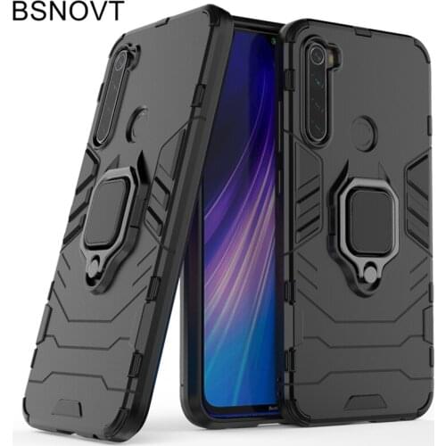 For Xiaomi Redmi Note 8 Case Magnetic Armor Finger Ring Shockproof Hard Case For Xiaomi Redmi Note 8 Cover For Redmi Note 8 6.3"