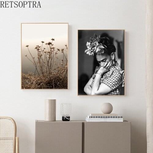 Black White Canvas Print Wall Art Painting Retro Fashion Poster Nordic Landscape Picture Modern Home Room Decoration