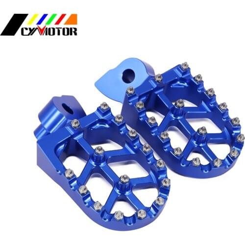 CNC Motorbike Foot Pegs Motorcycle Footpeg For Husqvarna TE250 TE350 CR SM SMR TC TE TXC WR 50 250 300 390 450 501 570