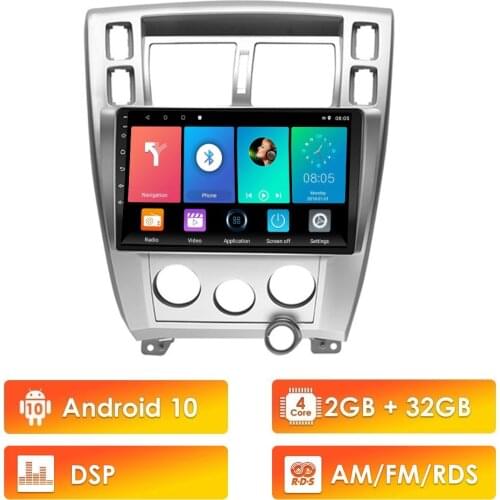 For Hyundai Tucson 2006-2013 2 Din Android 10 RDS DSP 10.1" Car GPS Navigation Radio Multimedia Player Stereo With Frame