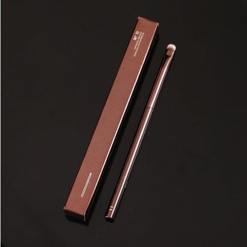 Hourglass Smudge Makeup Eye Brush 11 Dark-Bronze Metal Handle Synthetic Shadow Smokey Liner Deatiled Corrector Cosmetics Tool