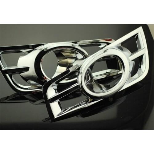 2Pcs/Set ABS Chrome Car Front Fog Lamps Cover Fog Lights Covers Fog Light Lamp Sticker For Classic Cruze 2009 - 2016 Car Parts