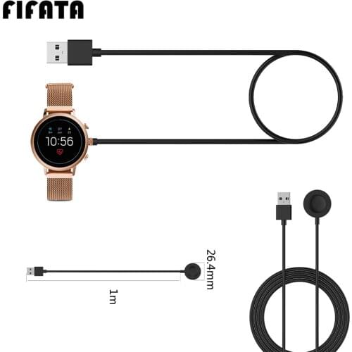 FIFATA USB Magnetic Fast Charge Charging Base For Fossil Gen 4/Gen 5/Emporio Armani Smart/Falster 2 Smart Watch Charging Dock