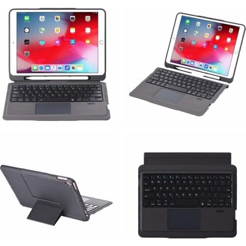 Pen slot Magnetic Cover for iPad 10.2 8th 7th Air 3 2019 Pro 10.5 inch case Detachable Wireless Bluetooth Keyboard with Touchpad