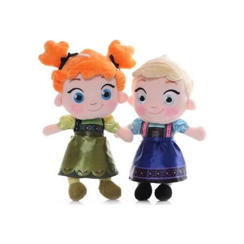 Original Disney Frozen Cute Elsa Anna princess Plush Toy Dolls Birthday Toy New Years Gift