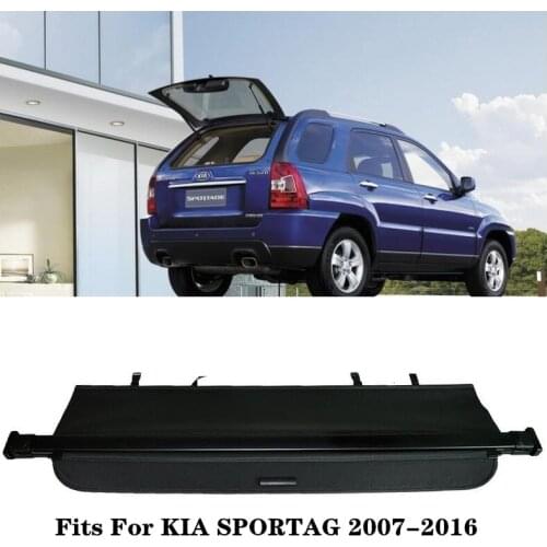 High Qualit Car Rear Trunk Cargo Cover Security Shield Screen shade Fits For KIA SPORTAG 2007-2016(black, beige)