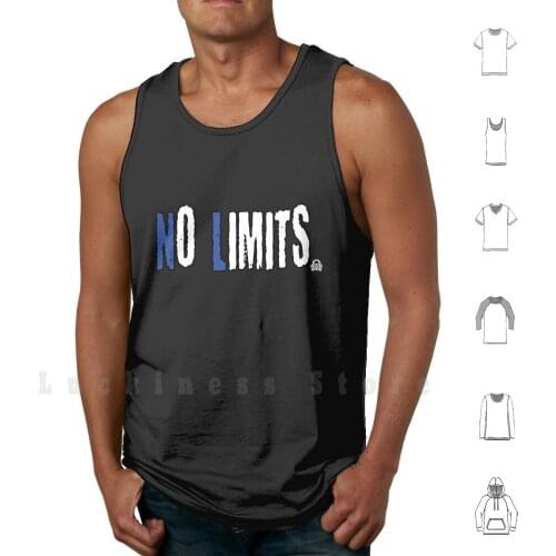 No Limits 5-Motivating Speech-Quote Shirt Tank Tops Vest Sleeveless No Limits Motivational Quote Gift Idea Creative Gift