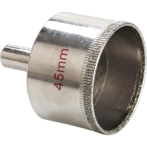 1 PCS 45mm Diamond Coated Core Drill Bit Tile Glass Marble Tile Granite Ceramics Hole Saw Metal Opener Cutter Bits